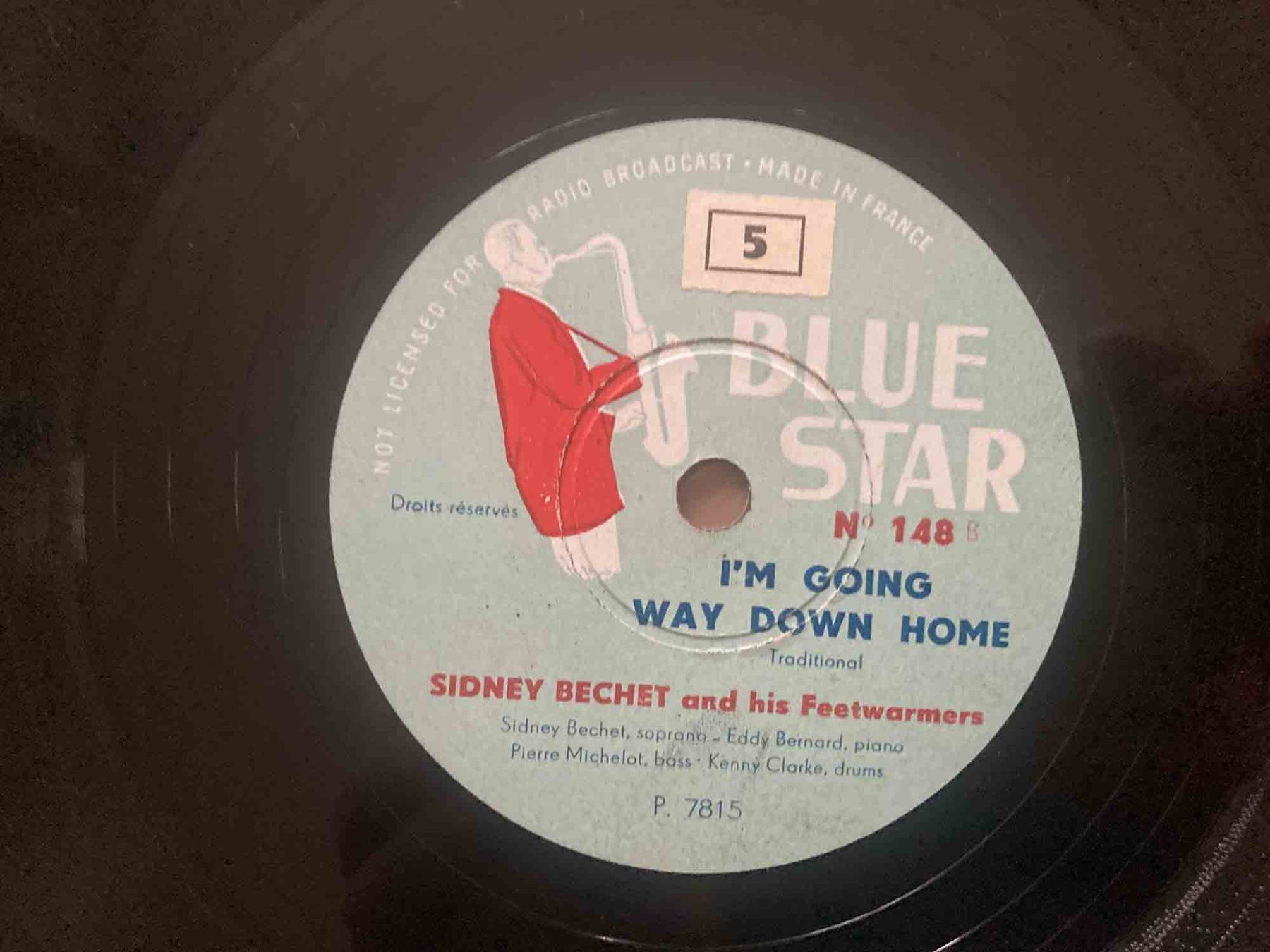 Schallplatten: Sidney Bechet Schellack Blue Star – Gebraucht aus Luzern von Needful_Things 2