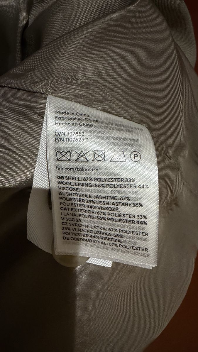 H&M Giacche: H&M Trend Woolblend Blazer – Usato da Zürich venduto da jparts 3