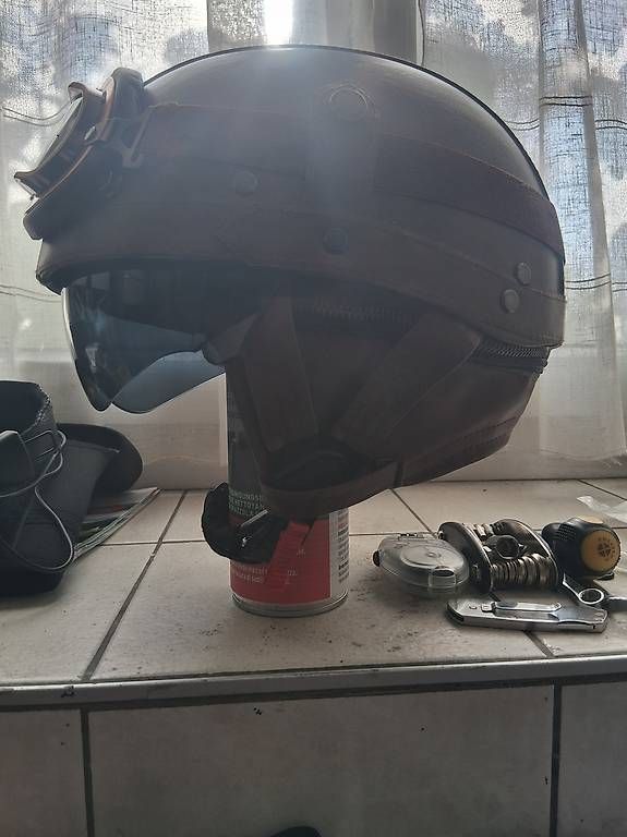 Casques & visières: RETREO HELM MIT BRILLE  – D'occasion à Corban par mro_bp82 1