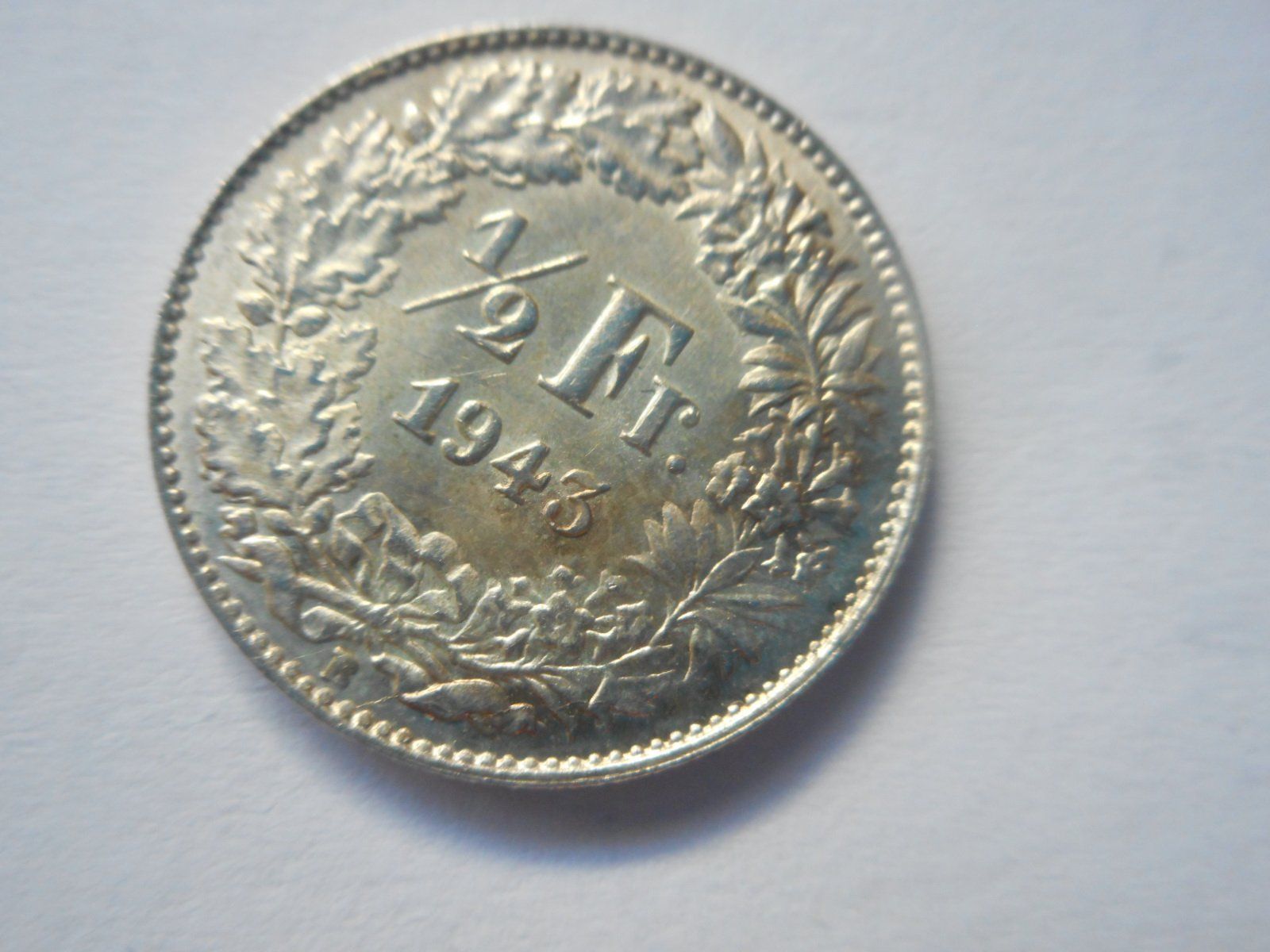 Alle Münzen: 50 Rp. 1943 silber  unz/stgl – Neu (gemäss Beschreibung) aus Kriegstetten von pizlad2010 2