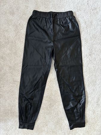 Shein Kunstleder-Hose, Schwarz, Gr. S - Top Zustand!