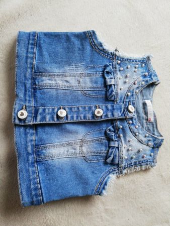 Jeansgilet gr 18 Monate