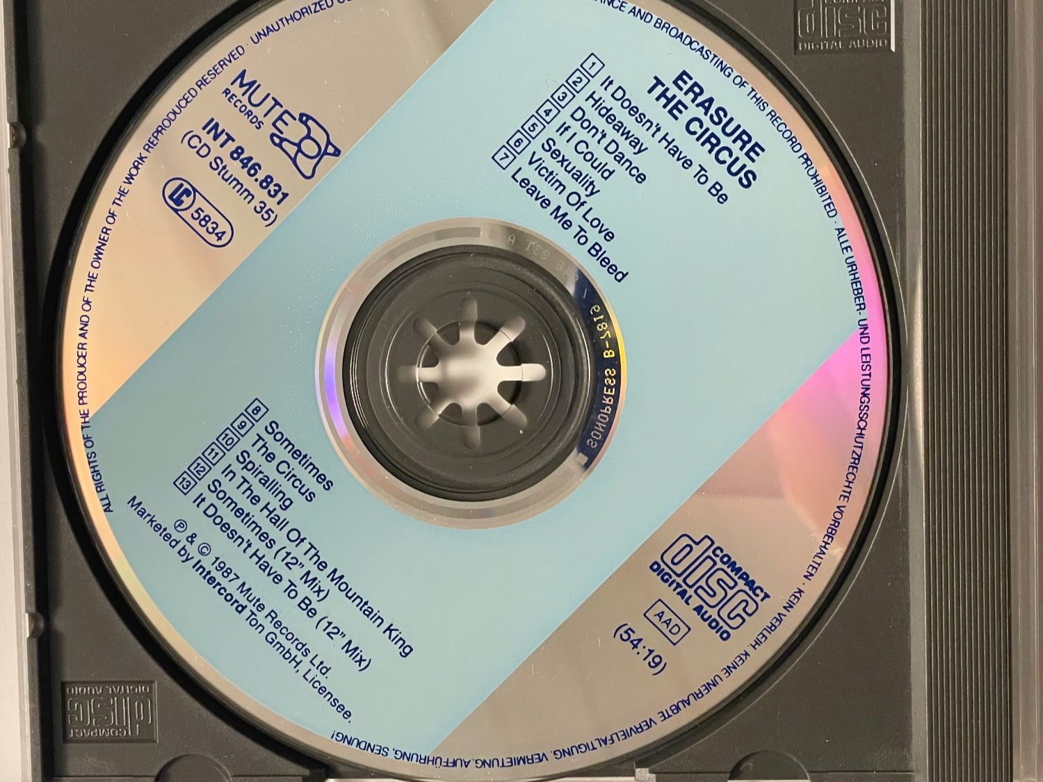 CDs: Erasure – D'occasion à Muri b. Bern par AdidasCollector 2