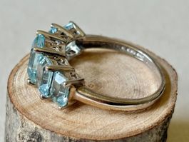 Topas Ring, Silber 925, Gr. 59