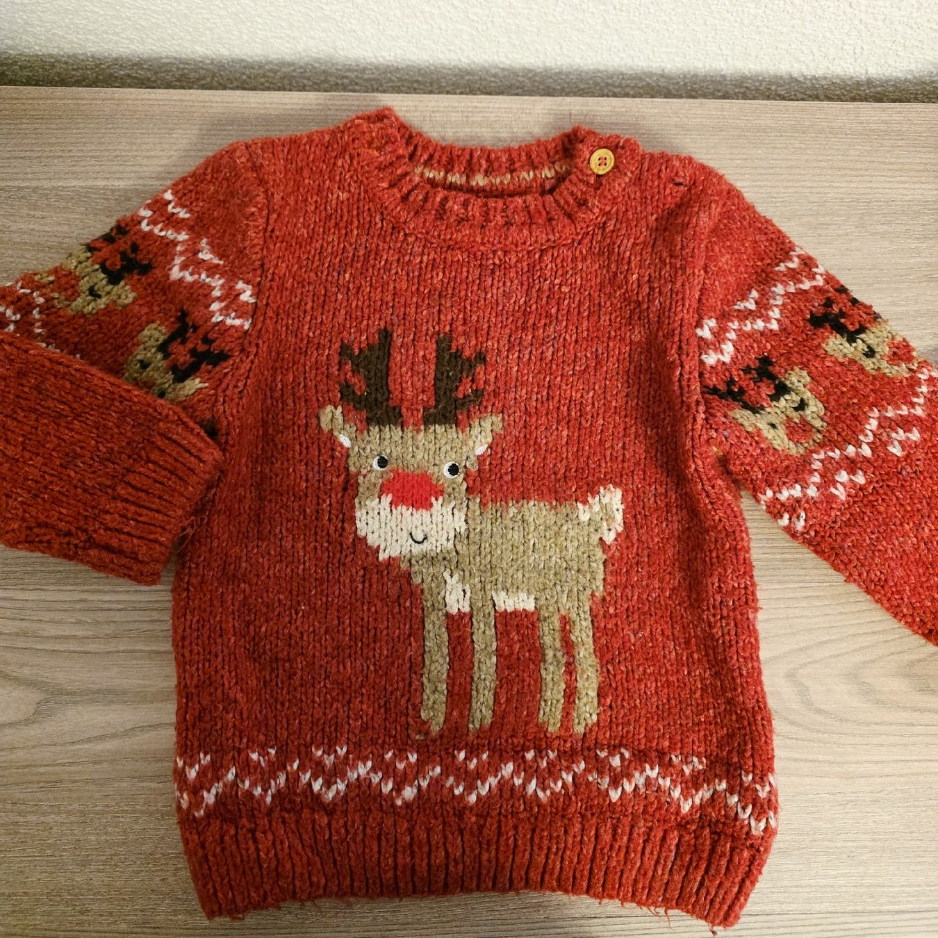 Next Lotti & Set di vestiti: 2x Weihnachtspulli Gr 92 von Next  – Usato da BADEN venduto da Sprinz 2