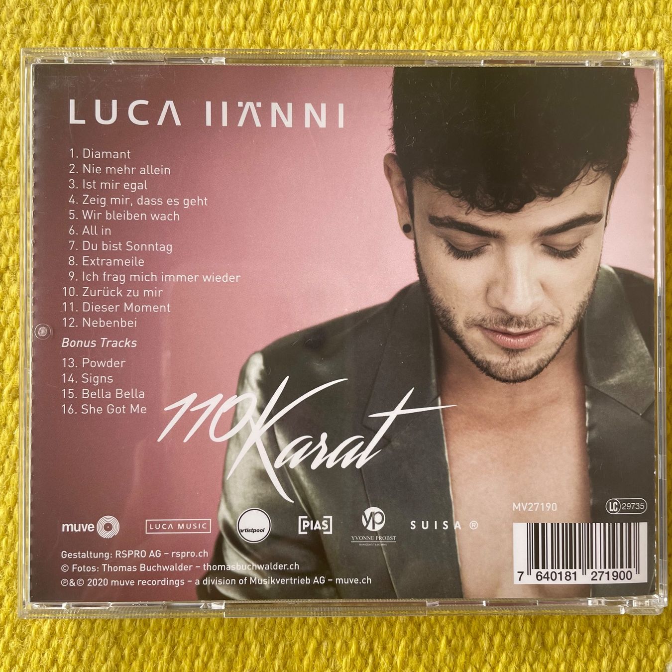 CDs: LUCA HÄNNI-110 KARAT – Gebraucht aus Rorschacherberg von CD-Roli 1