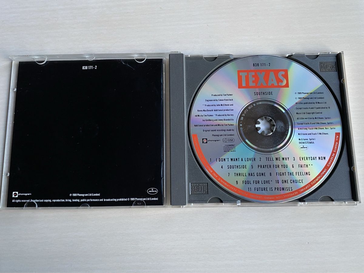 CDs: Texas - Suthside – D'occasion à Oberried Brienz par Chyara 2