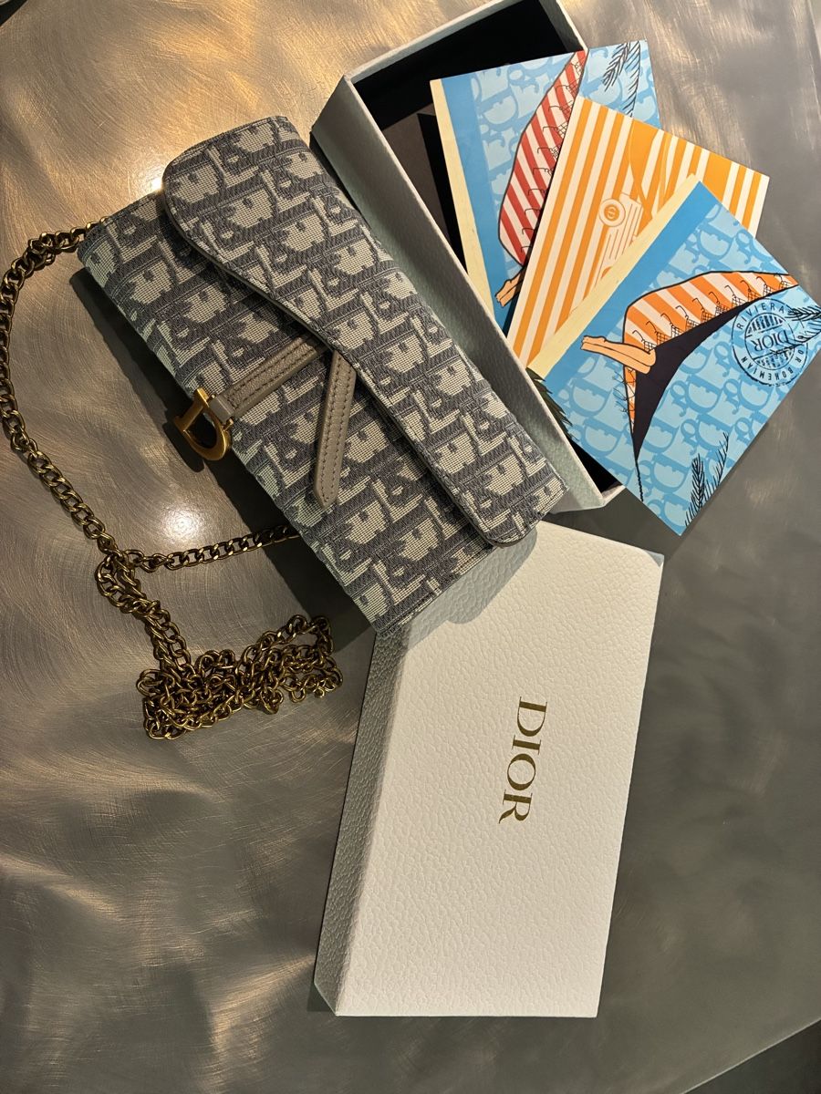 Dior Borse: Dior Saddle Wallet & Chain Monogram in Canvas - neu m. Box – Nuovo e nell'imballaggio originale da Niederglatt ZH venduto da karinso 6