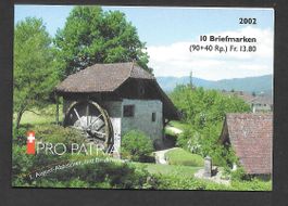 Markenheftchen Pro Patria Nr. 14 ET Büren an Aare 25.5.2002