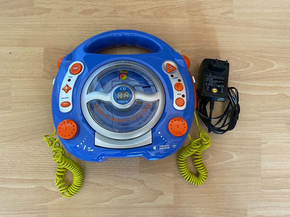 Kinder CD Player mit 2 Mikrofonen Kaufen auf Ricardo
