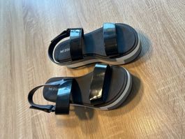 Zaky Damen Plateausandalen Schwarz Gr. 38