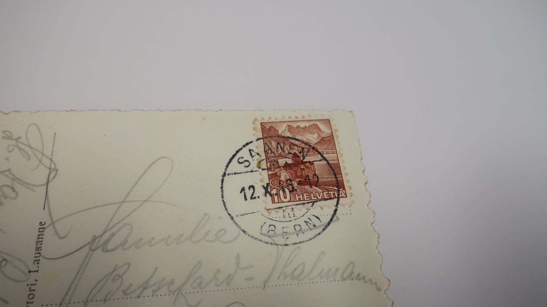 Cartoline postali: Gstaad vue générale et Wildhorn – Usato da Cormoret venduto da Pascalll2001 7
