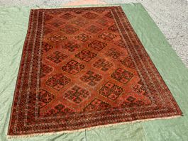 Alter Beshir 203x144cm Teppich handgeknüpft sauber