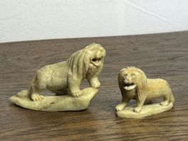 Löwenfiguren aus Shoushan Stein