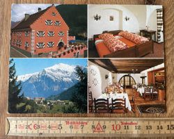 Alpenhof Valens SG Ansichtskarte mit Hotel und Berglandschaf