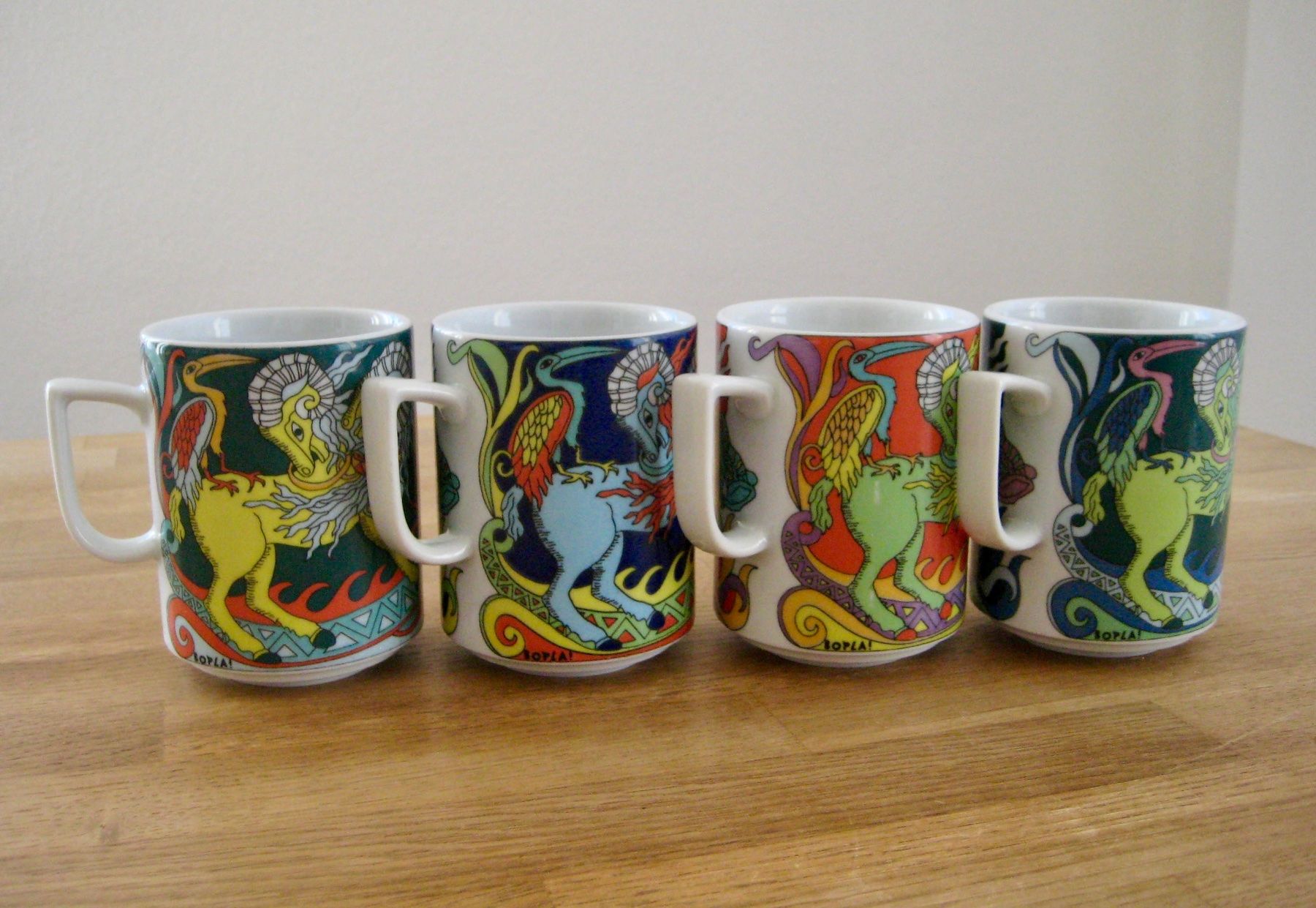 Bopla Tazze: 4 Stk. BOPLA Tassen / Mug / ungebraucht – Nuovo (secondo la descrizione) da Langendorf venduto da Happy11 1