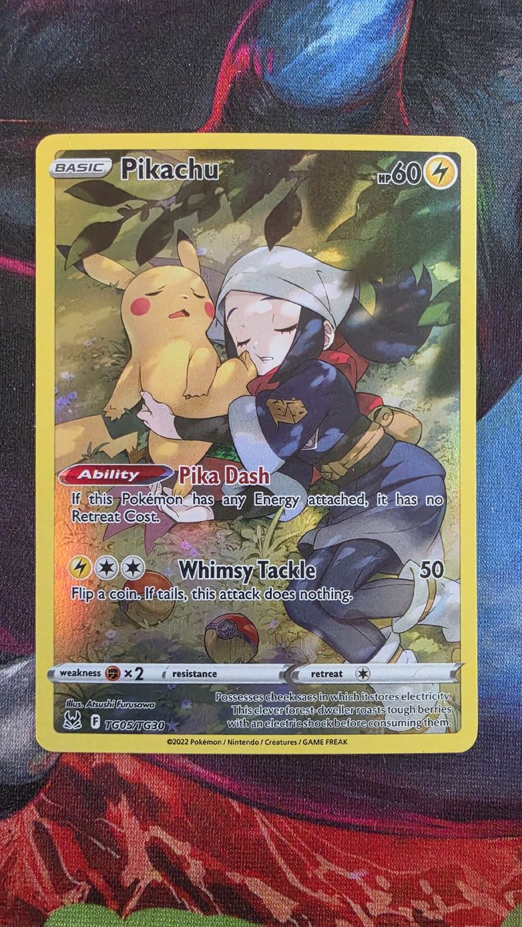Pokémon Carte collezionabili: Pokémon Lost Origin - Pikachu LOR TG05/TG30 - ENG – Nuovo (secondo la descrizione) da Cheseaux-Lausanne venduto da Amnesiak17