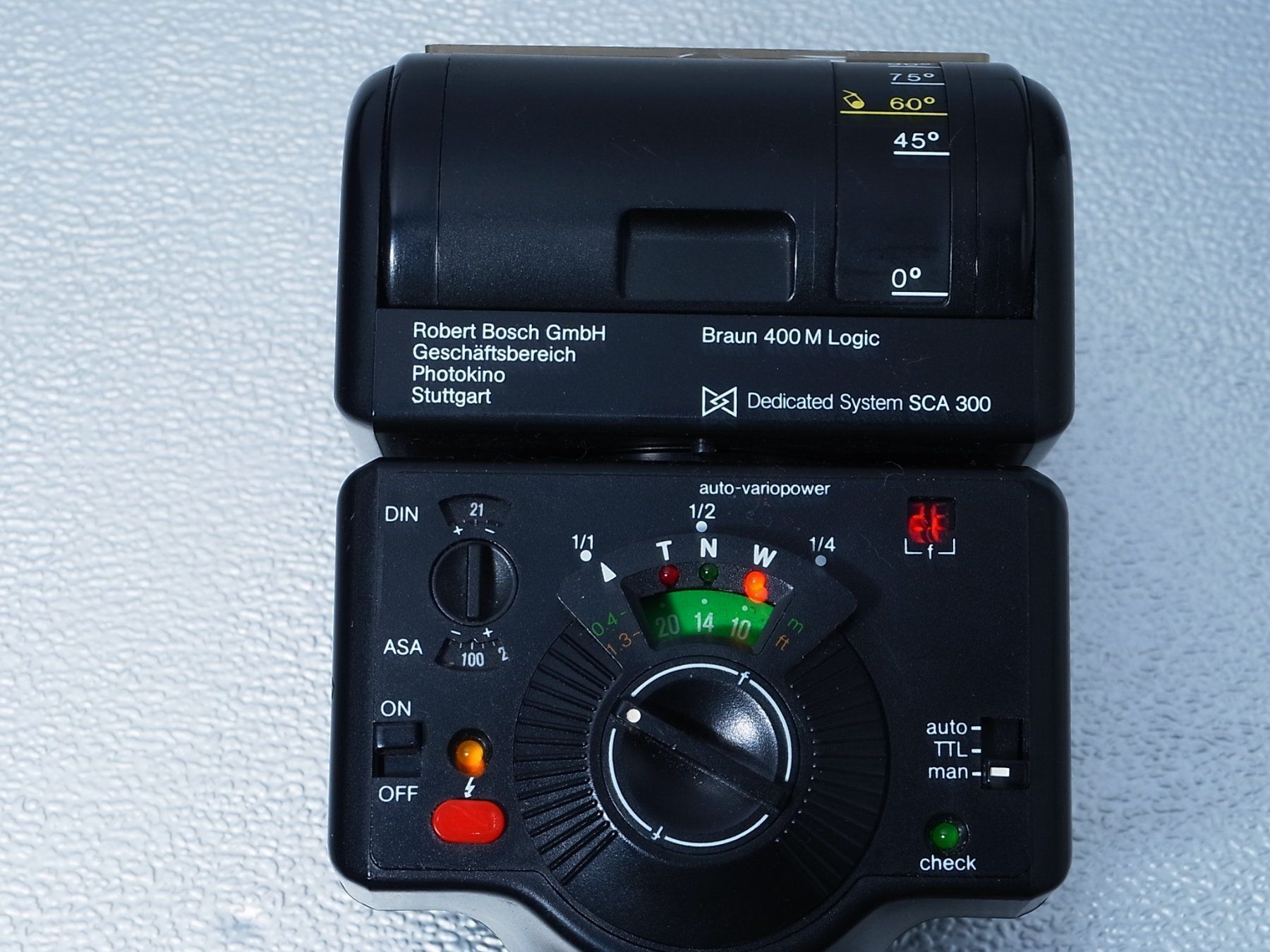 Flash: Profi Blitz Braun 400M Logic SCA 300 OVP & Filter #v3 – Usato da Dietikon venduto da Baro4 4