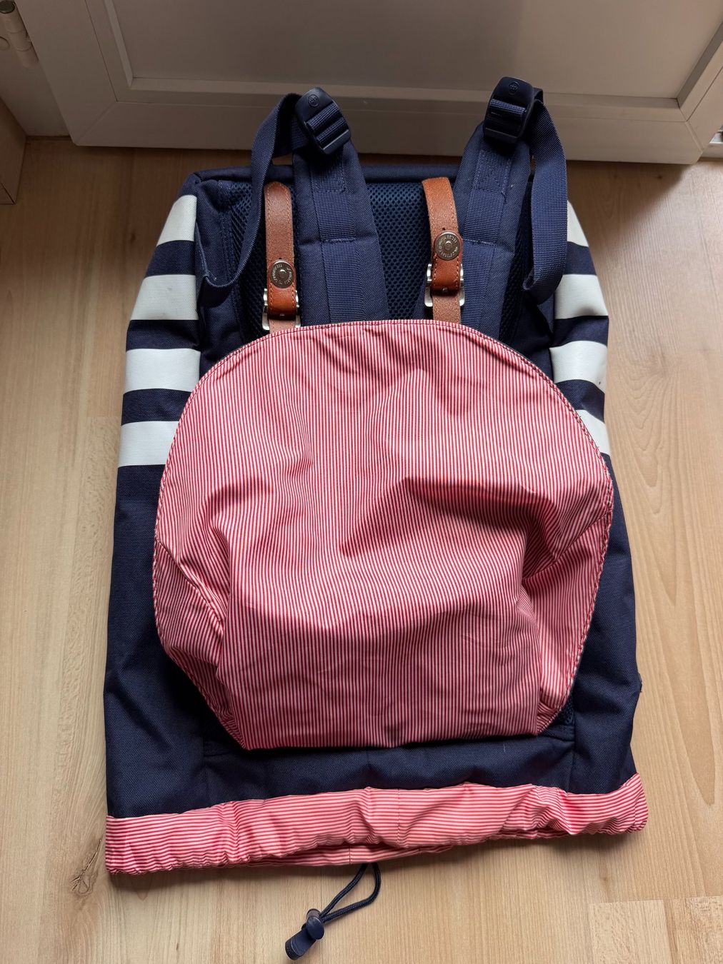 Herschel Rucksäcke: Herschel Rucksack dunkelblau/weiss gestreift – Gebraucht aus Eschenbach SG von aviatorgirl23 5