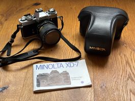 Minolta XD7 analoge Kamera 35-70mm MD