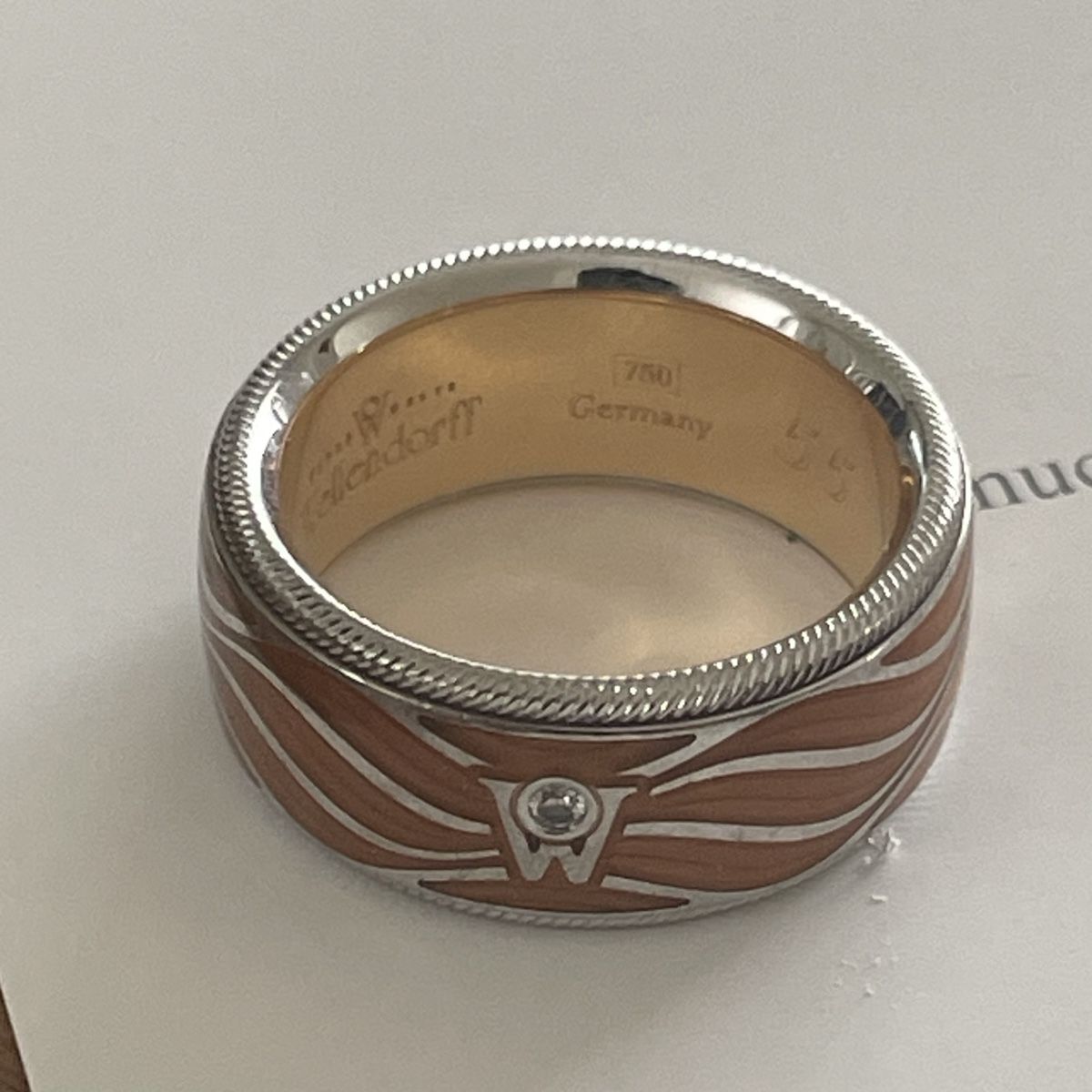 Ringe: Wellendorff Ring, Lebenslust, Gr. 55, Orange mit diamant – Neu (gemäss Beschreibung) aus Oberwil BL von cocopalm1068 3