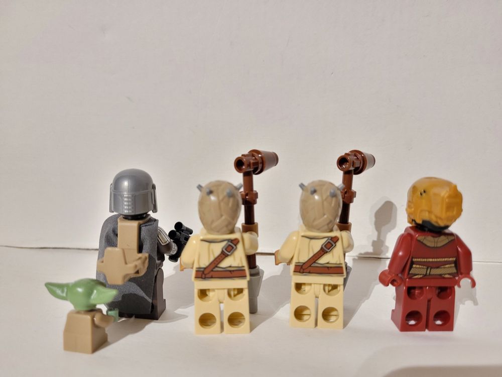Minifigures Lego Star Wars: Mandalorian, Tusken, Baby Yoda 3