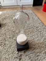 Dekorative Sanduhr mit weissem Sand, ca. 30min