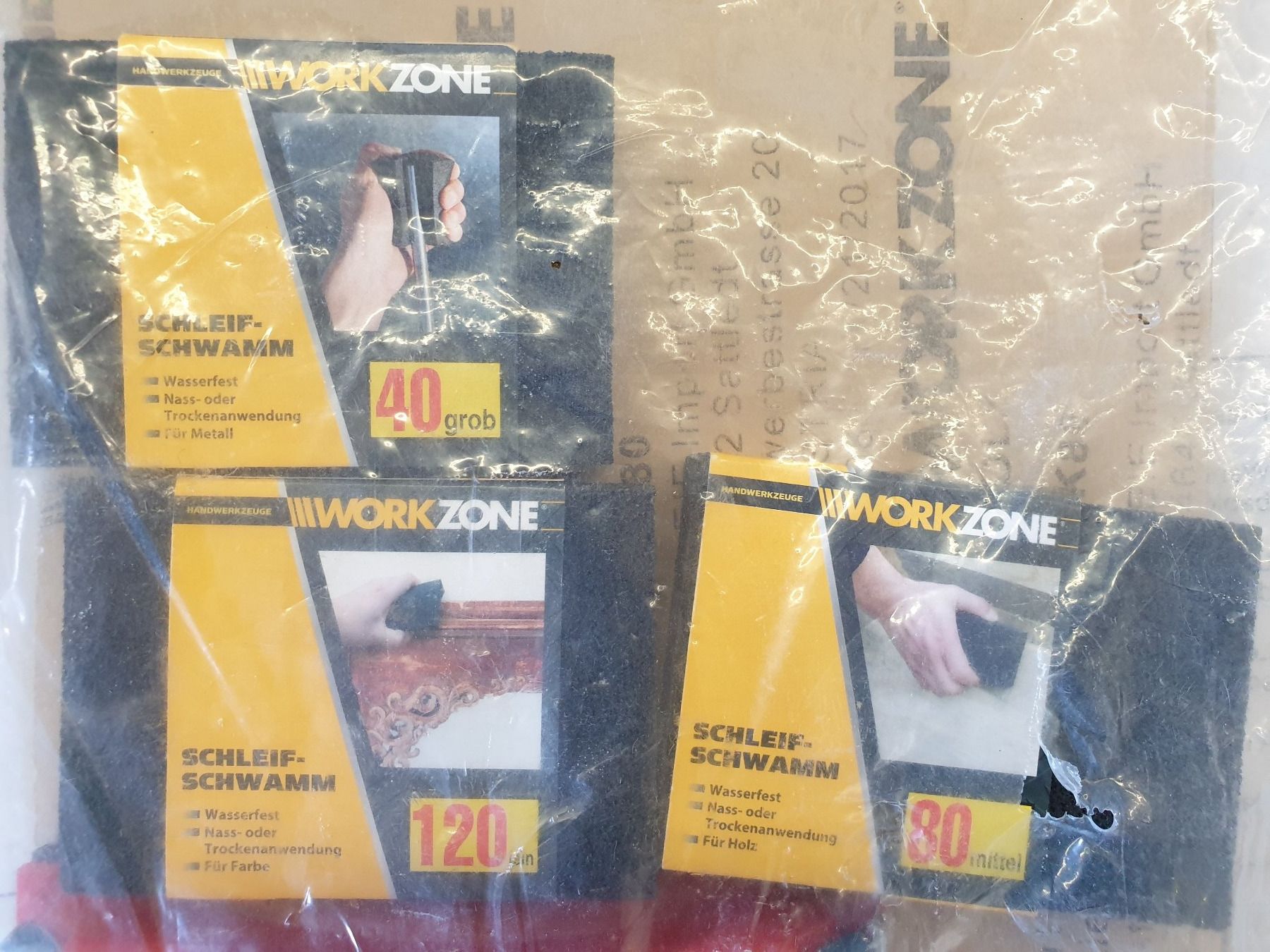 Tutti gli attrezzi: Work Zone Handschleif-Set 24 teilig neu , Versand 8.50 – Nuovo (secondo la descrizione) da Wädenswil venduto da tome70 2