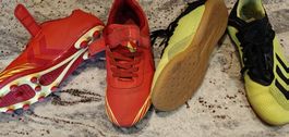 Chaussures foot enfant 2 paires : 1x salle et 1x crampons 36
