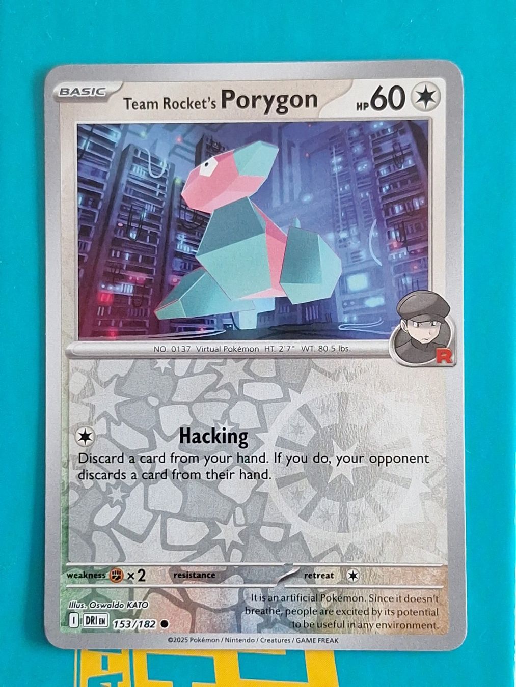 Pokémon Carte collezionabili: Team Rocket's Porygon - Reverse Holo Destined Rivals #1.9 – Usato da Altstätten SG venduto da GGsGameshop