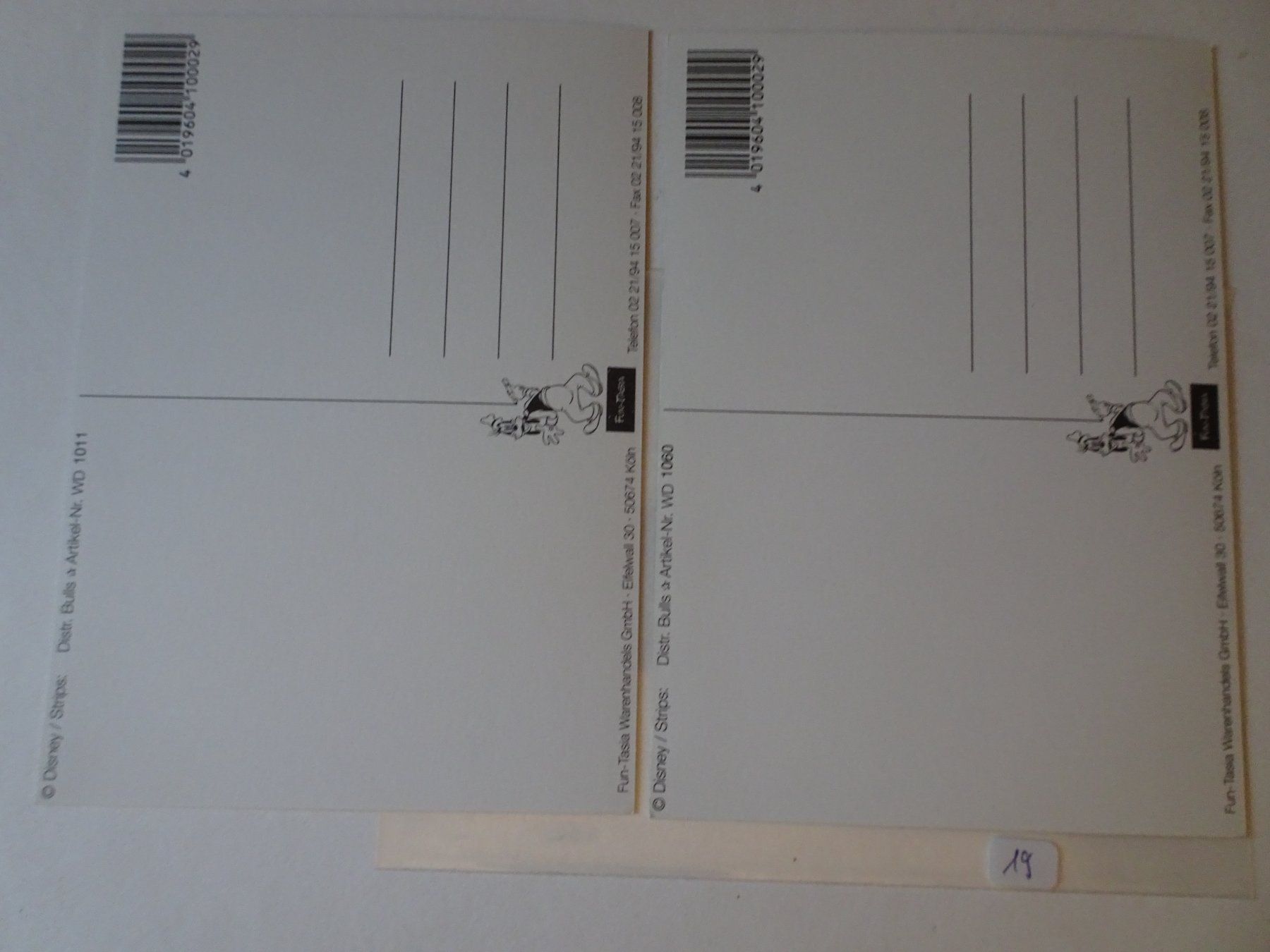 Cartoline postali: 2 Disney Postkarten, Mickey Mouse, Top Zustand, Retro – Nuovo (secondo la descrizione) da Schönenwerd venduto da schnitzunddrunter 1