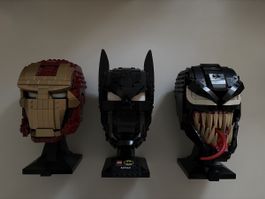 Lego Marvel und DC 3er Helm Set 