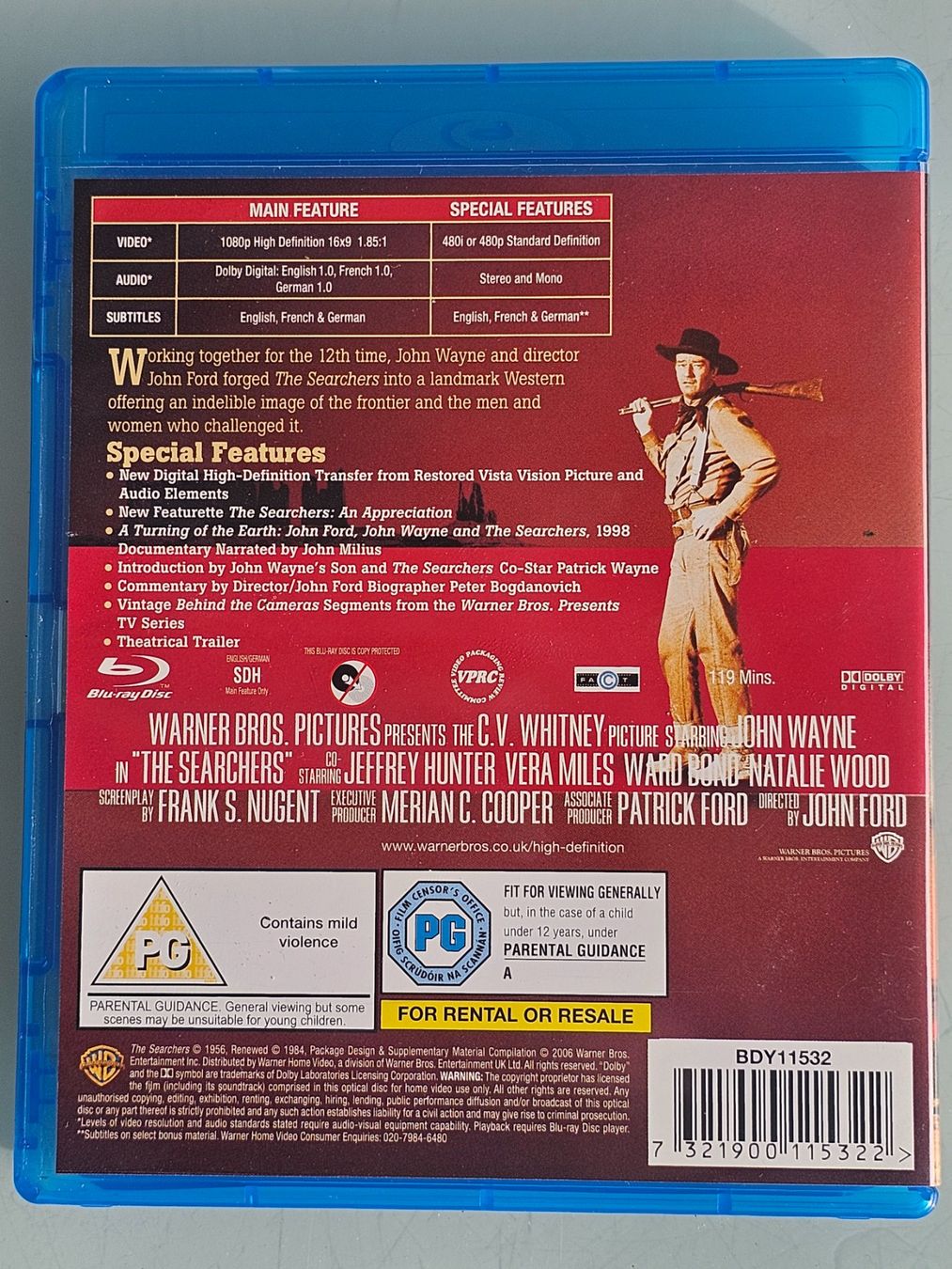 Tutti i DVDs: Blu-ray The Searchers John Wayne Western – Usato da Würenlos venduto da Keks 1