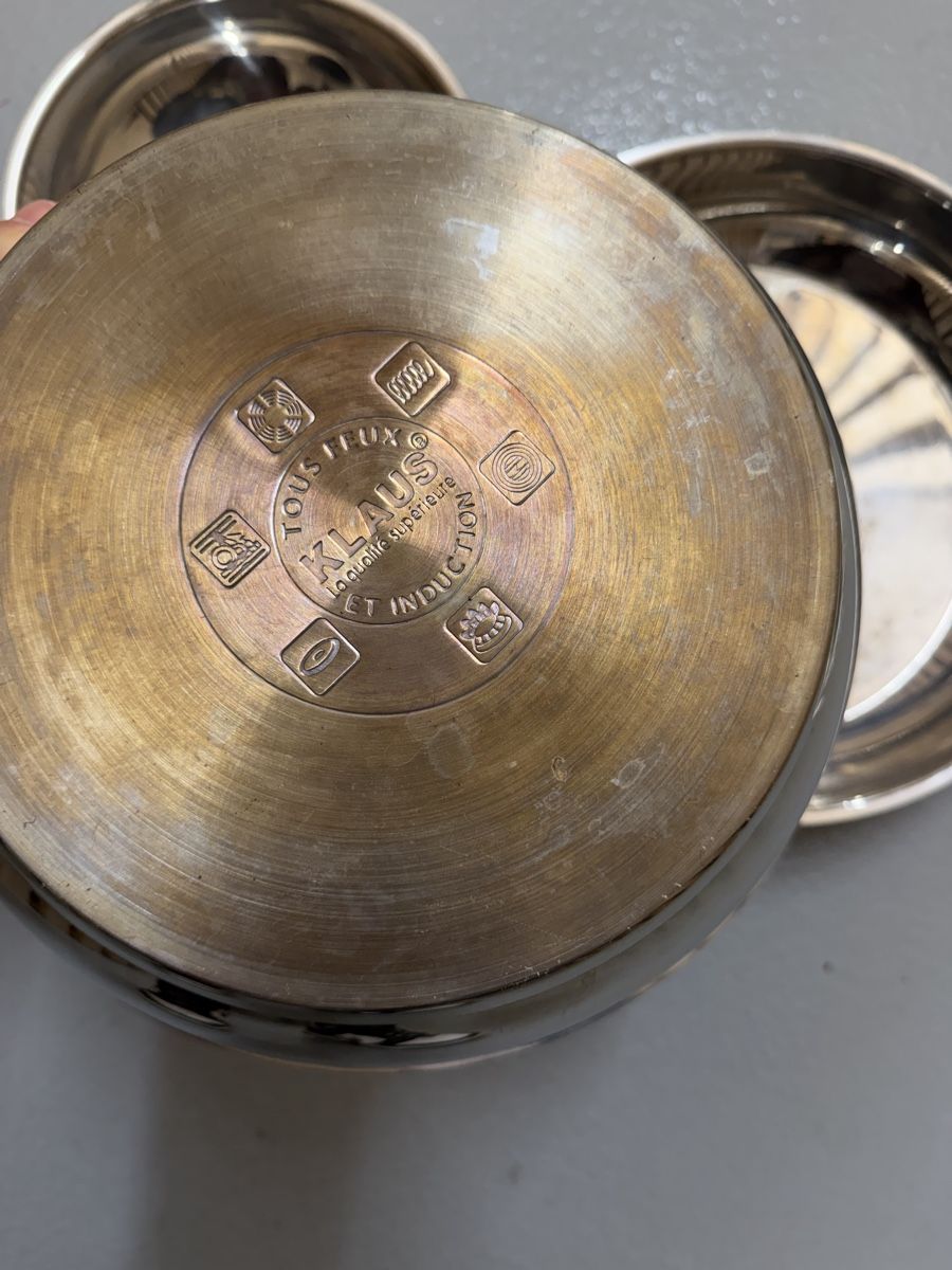 Pfannen: Set de poêle en inox – Gebraucht aus Puplinge von Johny24 2