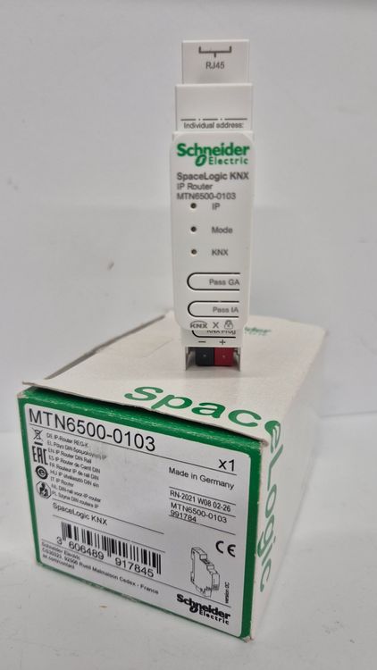 knx-router-schneider-electric-1te-ohne-hilfsspannung-gebraucht-in