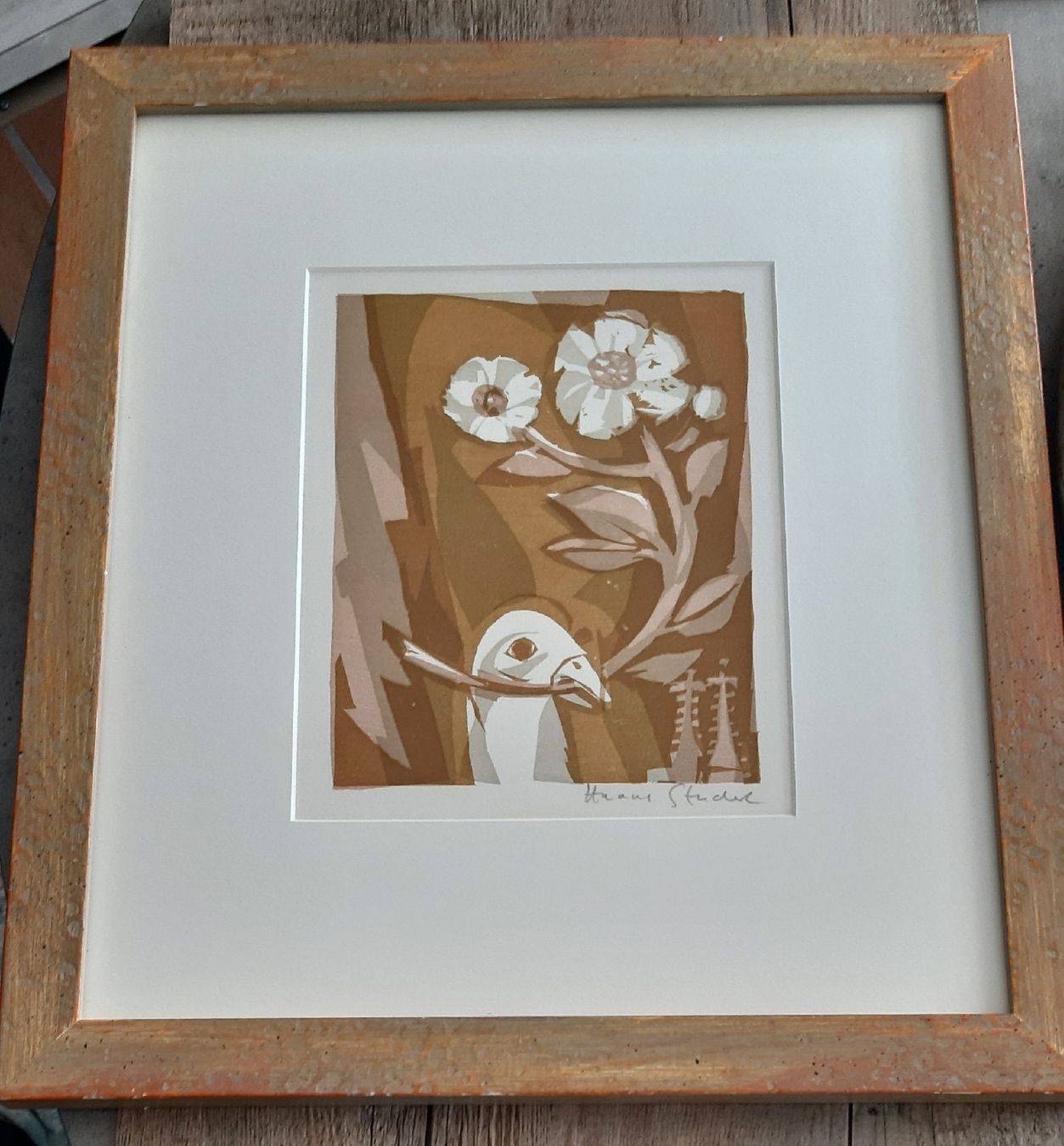 Xilografie: Original-Farbholzschnitt - Hanns Studer - Schweizer Künstler – Usato da Tagelswangen venduto da BrigittaC01 1