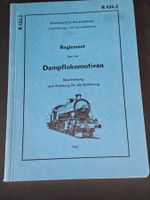 SBB Reglement über die Dampflokomotiven