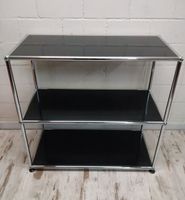 USM Haller Regal 1x3 Graphitschwarz