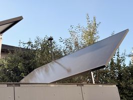 Solarpanel Photovoltaik Modul schwarz gebraucht guter Zus...