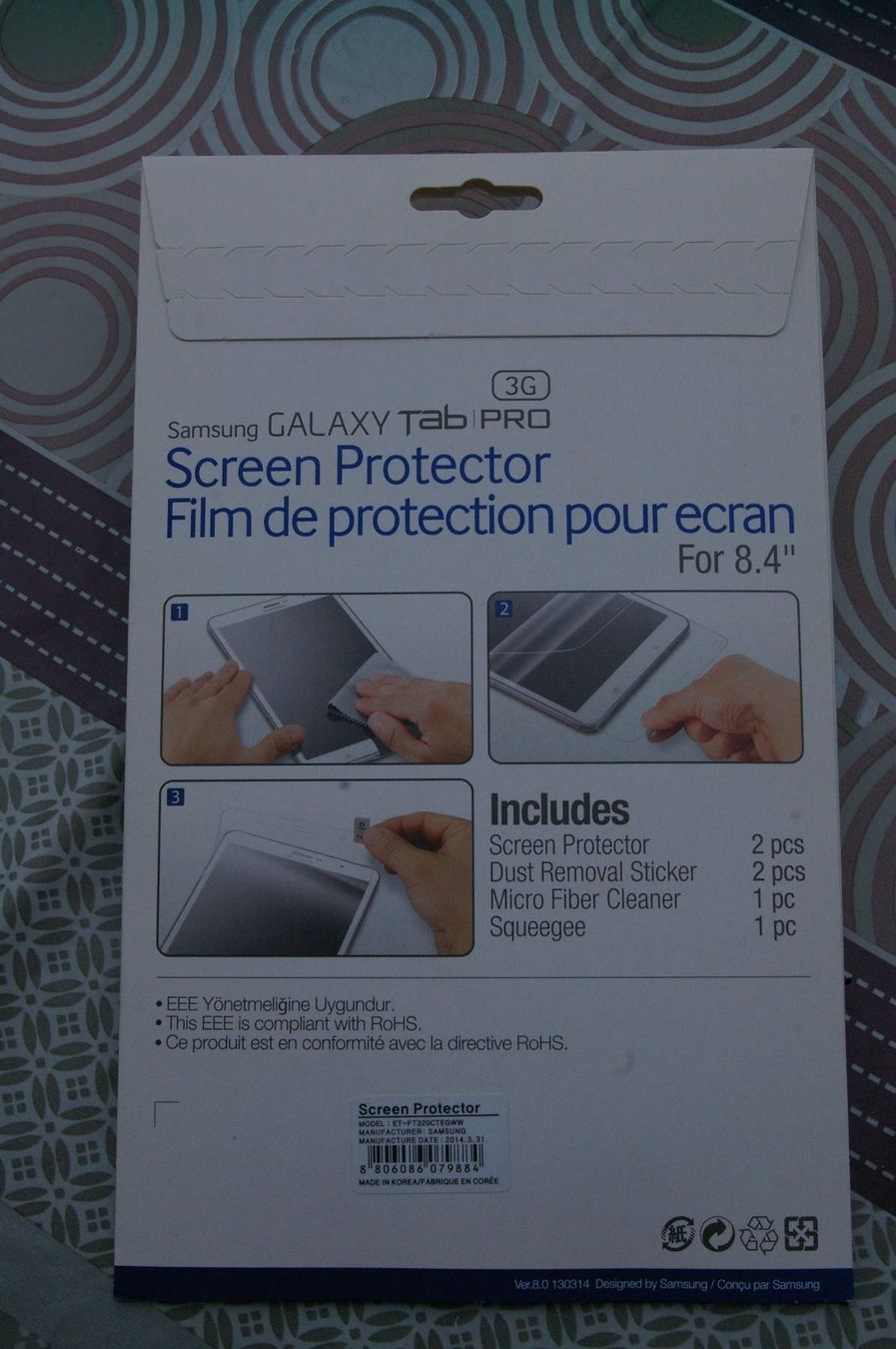 Ritocchi & pellicole di protezione: SAMSUNG GALAXY Tab Pro Screen Protector – Nuovo e nell'imballaggio originale da Niederurnen venduto da mowgli_1963 2