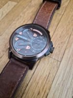 Herren Uhr Police braun Lederarmband guter Zustand