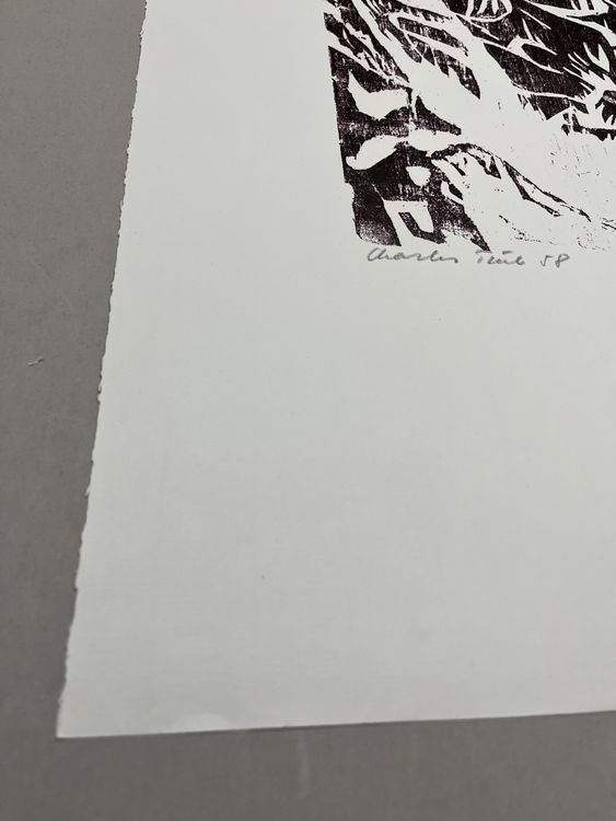 Gravures sur bois: CHARLES TRÜEB HOLZSCHNITT SIGNIERT NUMMERIERT – D'occasion à Gersau par grafik-kunst 4