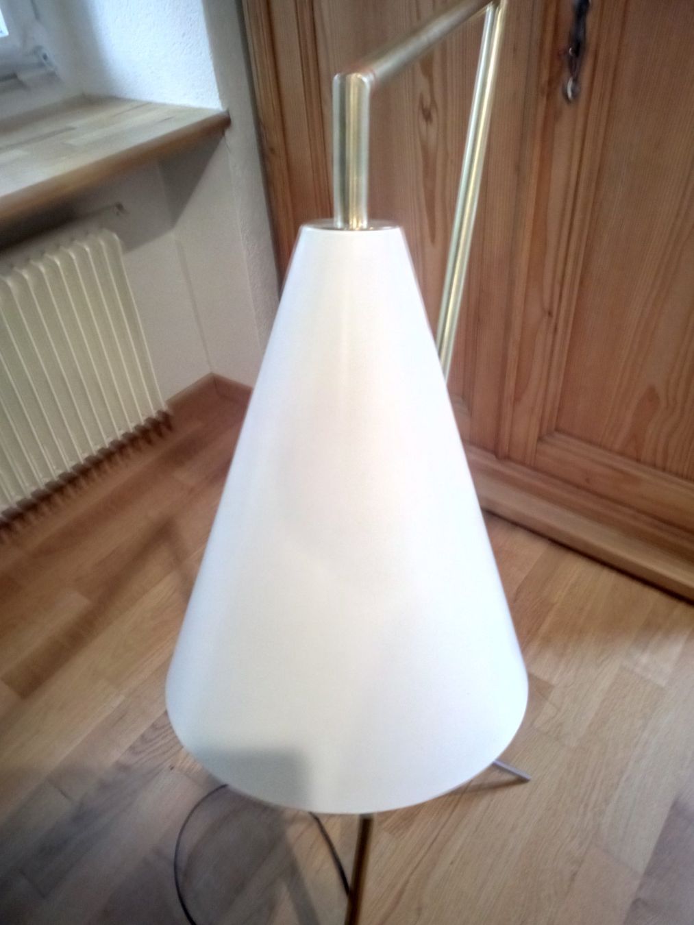 Lampen: Mid- Century Designer Ambiente Lampe Weiß – Gebraucht aus Zürich von edi_c2m6 3