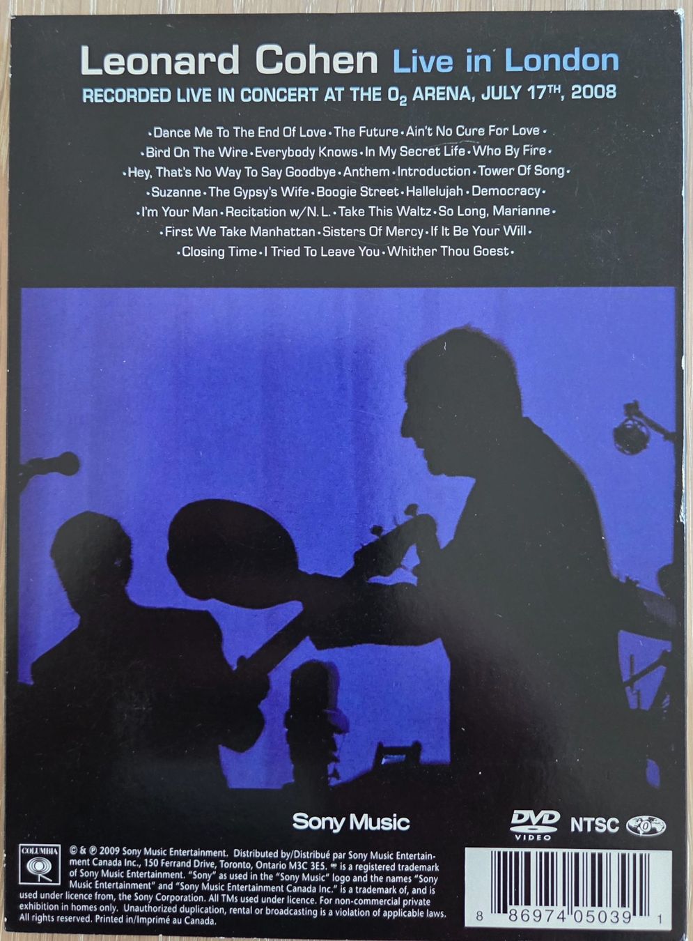 Tutti i DVDs: Leonard Cohen: Live in London - DVD – Usato da Ittigen venduto da bluesboy_66 1