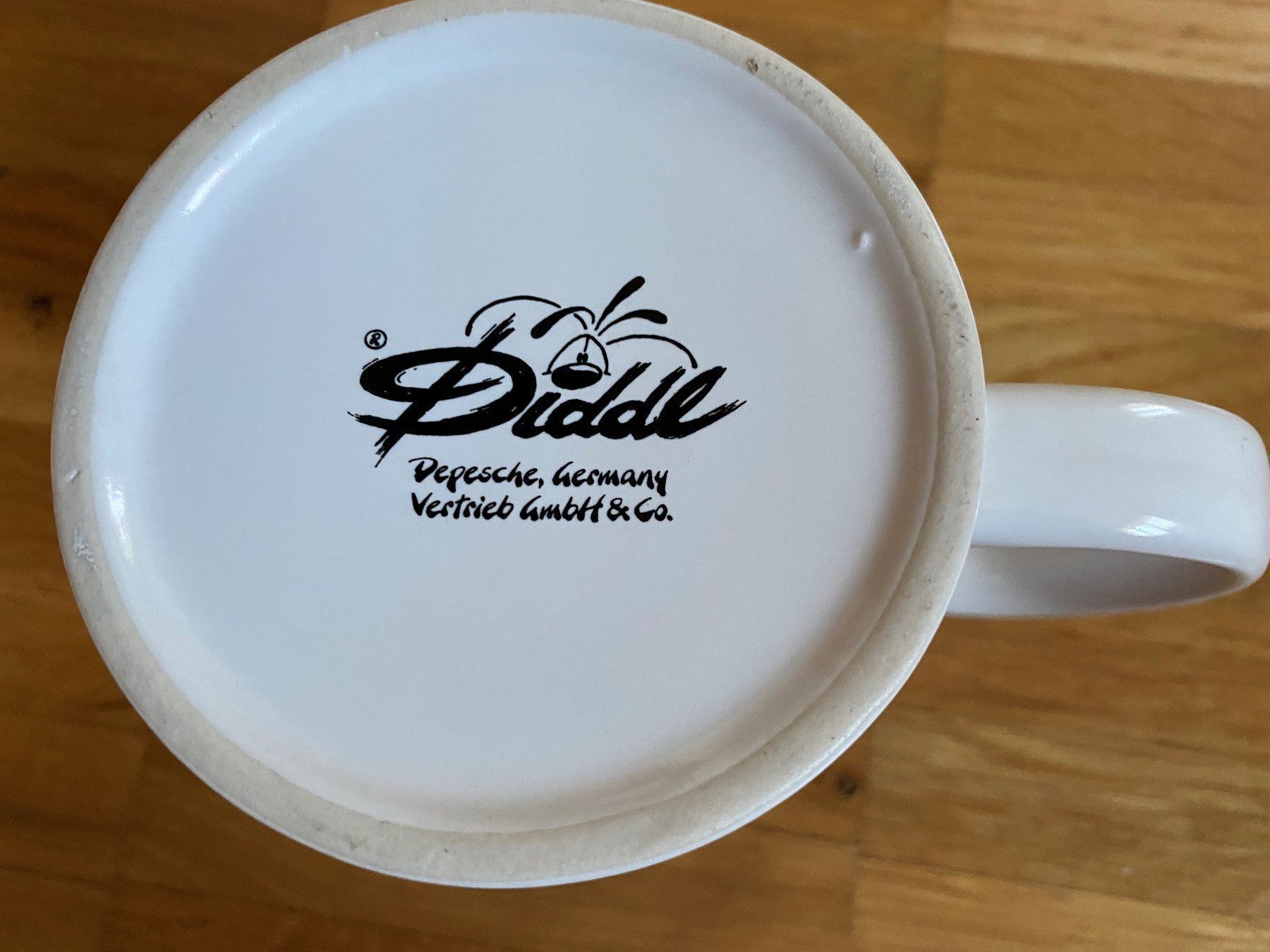 Tazze: Tasse Original Diddl Liebe auf den ersten Stich – Usato da Kastanienbaum venduto da Muenchnerkindl1 3