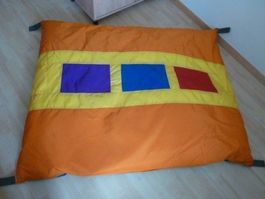 Sitzsack mit Reissverschluss