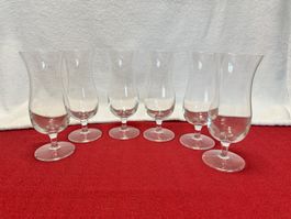 6 Stk. Hurricane Gläser / Cocktail Gläser - Neu