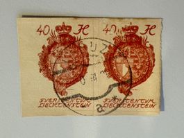 1920, Wappenmuster, gestempelt
