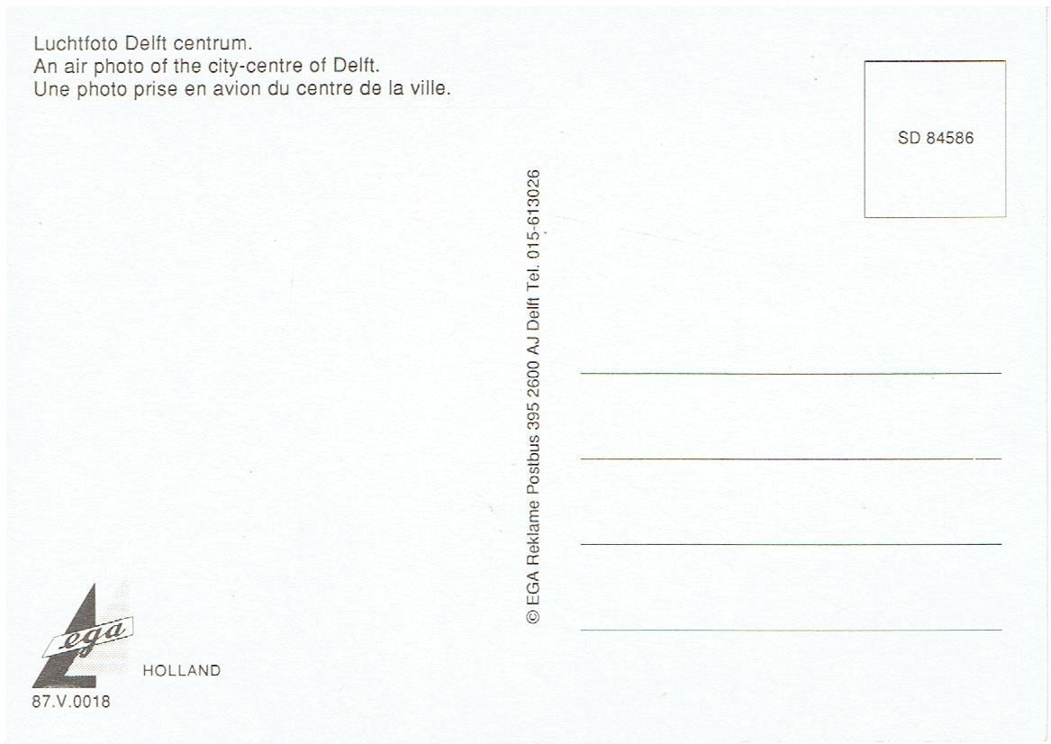 Cartes postales: DELFT – D'occasion à Flims - Dorf par Stagediver 1