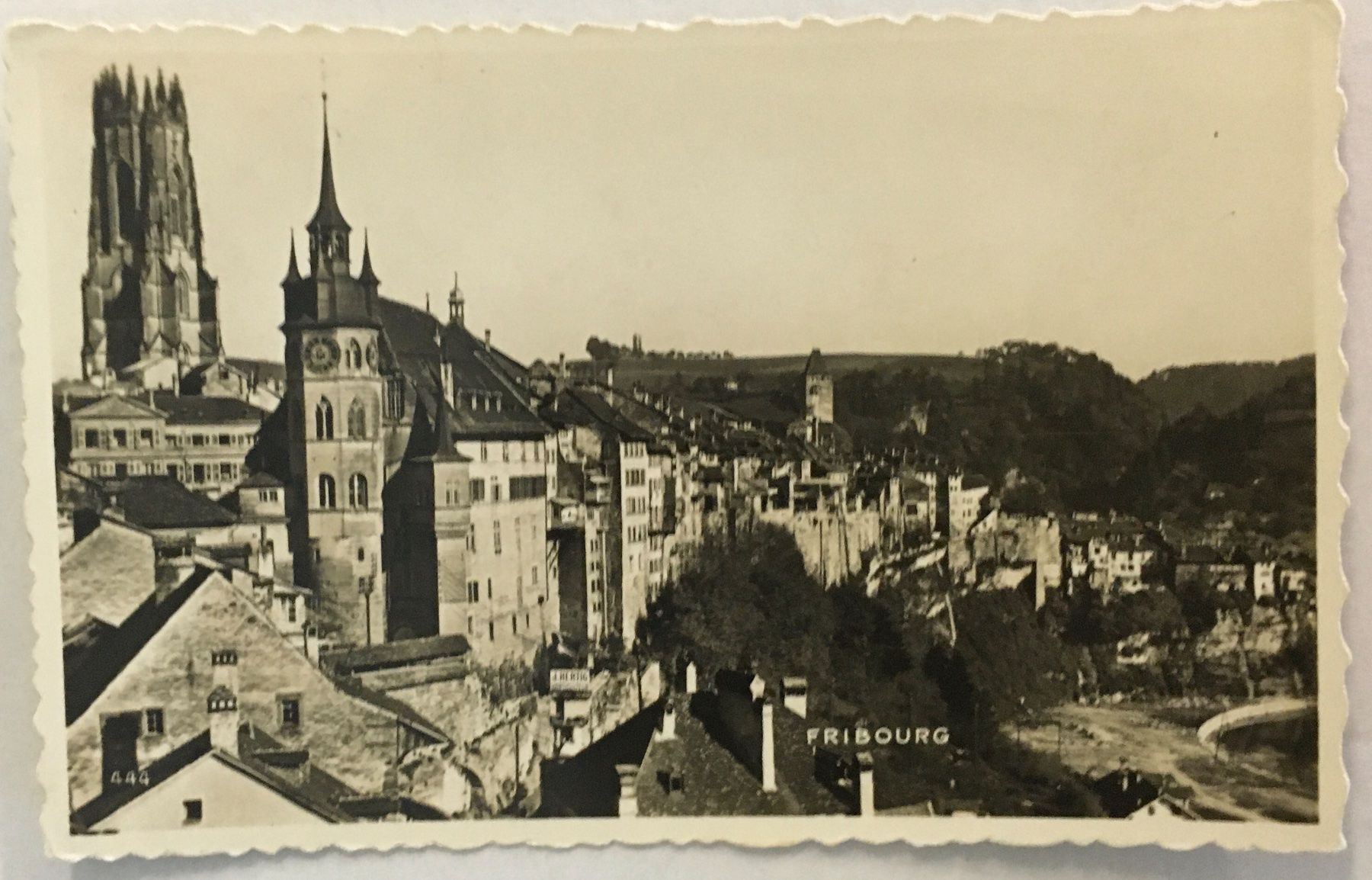 Cartoline postali: Fribourg – Usato da Frauenfeld venduto da Merk52